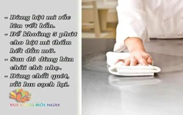 Mẹo làm sạch bóng nền nhà 